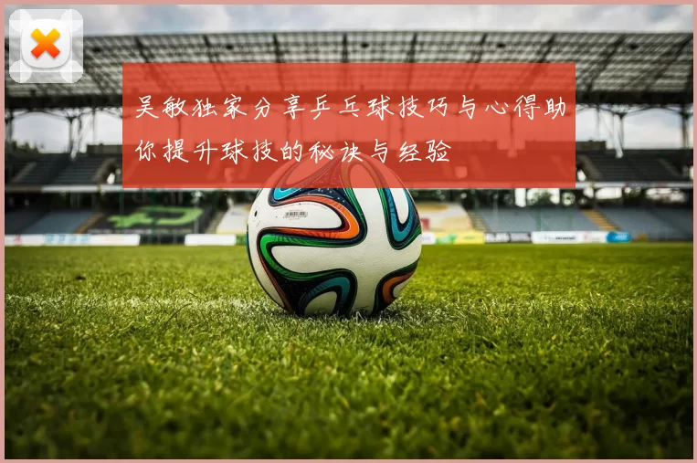 吴敏独家分享乒乓球技巧与心得助你提升球技的秘诀与经验